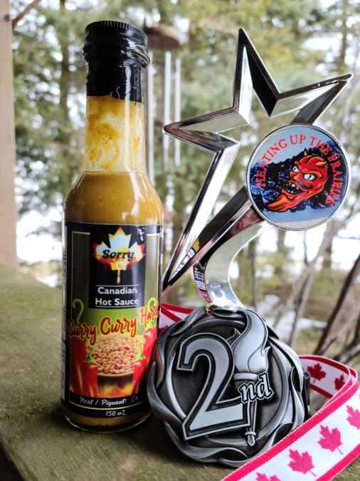 Sorry Sauce Curry Curry Hard, 2023 Heating Up The Prairies Silver Medal, Curry Category
