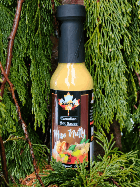 Miso Nutty Sorry Sauce Canadian Hot Sauce