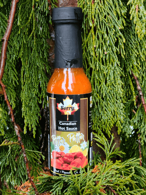 Pitter Patter Sorry Sauce Canadian Hot Sauce